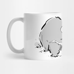 A tasmanian devil asking for directions Mug